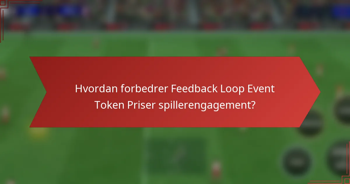 Hvordan forbedrer Feedback Loop Event Token Priser spillerengagement?